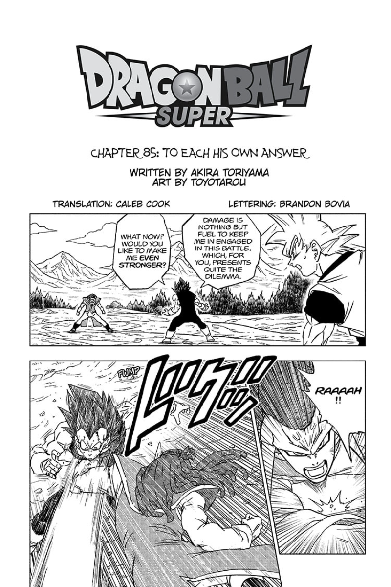 News  Dragon Ball Super Manga Chapter 85 Released - Kanzenshuu